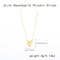 Cute Bowknot Love Stainless Steel Necklace Fashion Jewelry